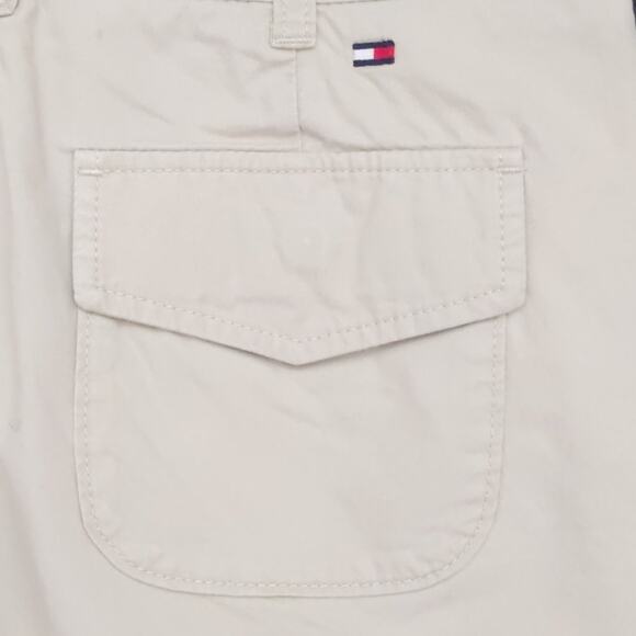 Tommy Hilfiger Khaki Chino Bermuda Shorts Sz0 - Picture 4 of 9